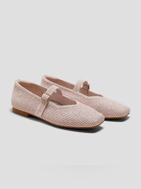 Vivaia Margot Mary Jane Rose Gold Shimmer 40 / 9